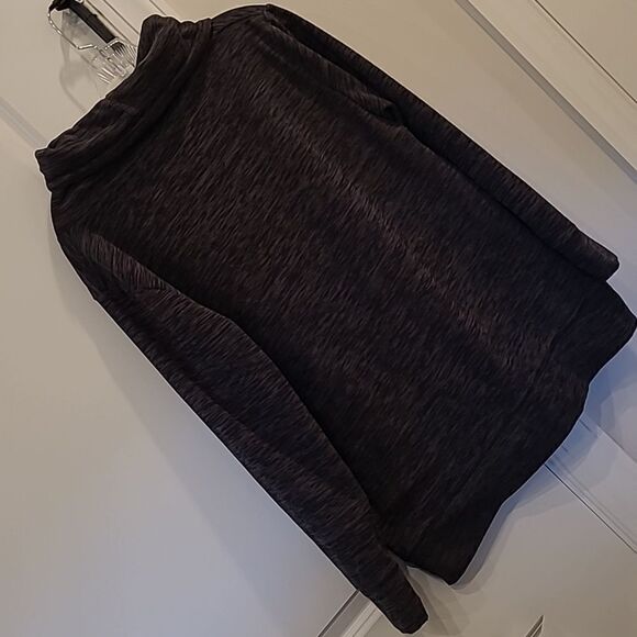 Stillwater Black and Grey Cowl Neck with Drawstring Sweatshirt - Picture 3 of 7